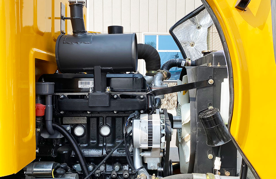 装载机配件冲洗前的注意事项